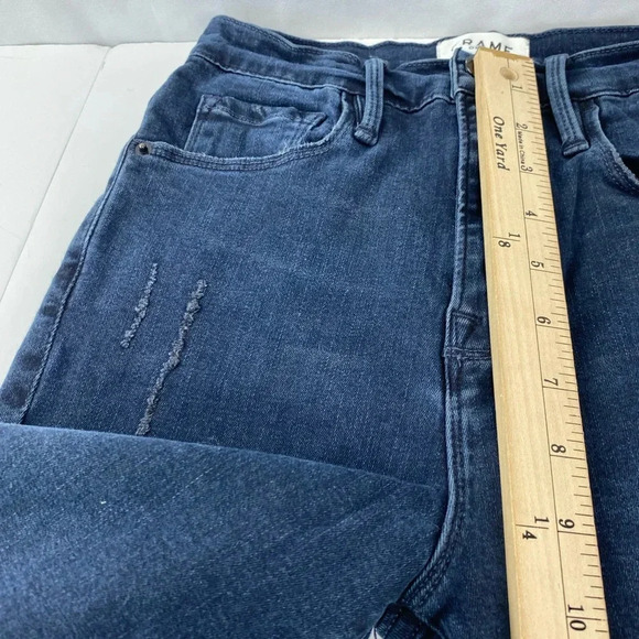 Frame Womens 25 Skinny Jeans Dark Wash Stretchy - Picture 3 of 9